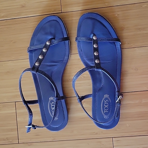 Tods leather sandals - Picture 1 of 5
